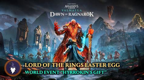 AC VALHALLA DAWN OF RAGNAROK LORD OF THE RINGS EASTER EGG WORLD