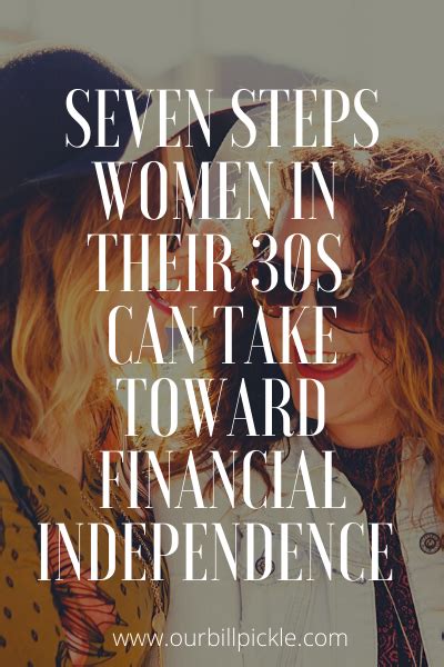 financial independence for women our bill pickle