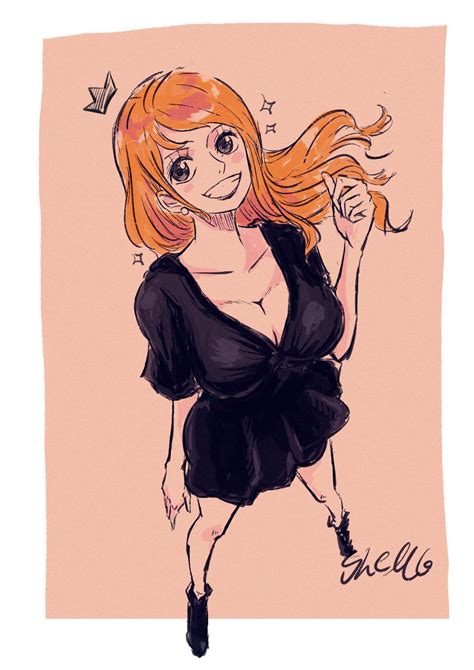 Nami One Piece Drawn By Sherumaru Korcht Danbooru