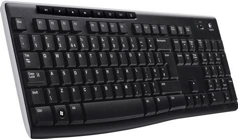 Logitech K270 Wireless Keyboard Wireless Keyboard Black Splashproof