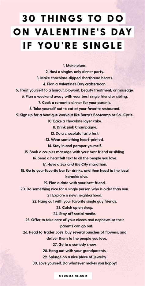 23 Things To Do When Youre Single On Valentines Day Valentines For Singles Valentines