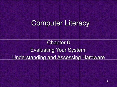 Ppt Computer Literacy Powerpoint Presentation Free Download Id4249827