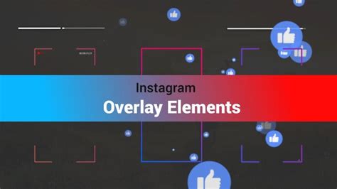 Instagram Overlay Elements Stock Motion Graphics Motion Array