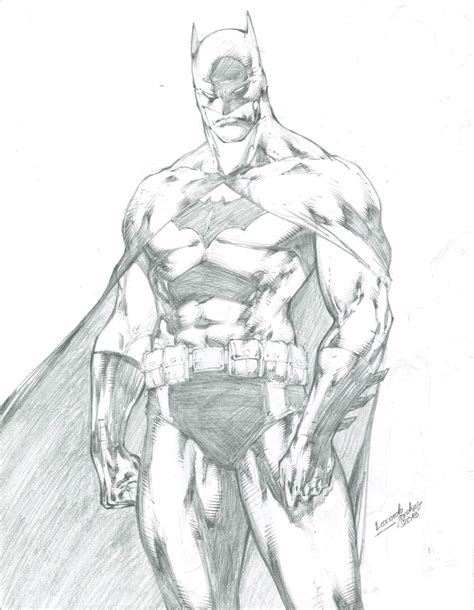Batman Pencil Sketch In Kevin Sewell S Sale Comic Art Gallery Room