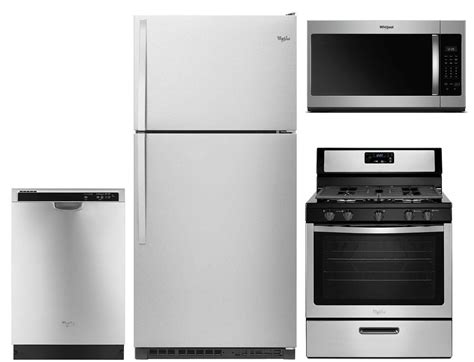 Kitchen appliance stores every day, millions of homeowners … Whirlpool 4 Piece Gas Kitchen Appliance Package with Top ...