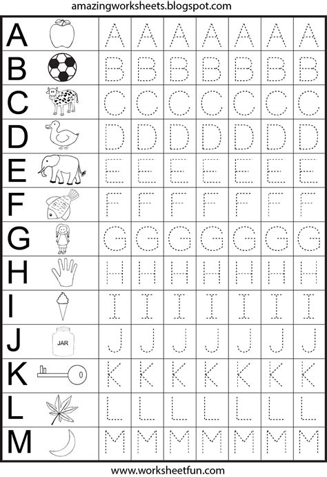 Alphabet Tracing Atividades De Aprendizagem Para Crianças Atividades