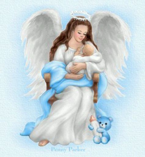 Angel Mother Holding Her Baby With Images Angel Pictures Angels In