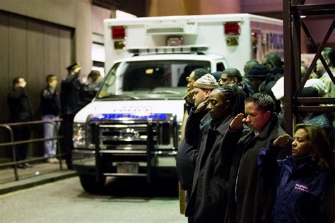 2 n y p d officers killed in brooklyn ambush suspect commits suicide the new york times