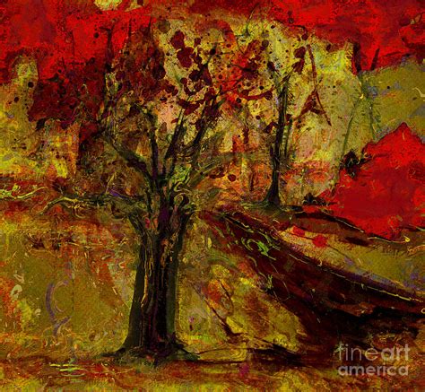 Abstract Tree Painting By Julie Lueders Fine Art America