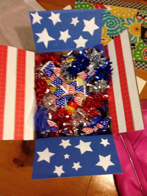 These red, white, and blue slice and bake cookies are the perfect way to bake a homemade dessert with little effort. 4th of July Care Package for Deployment | Diy birthday gifts, Fun crafts, Diy birthday