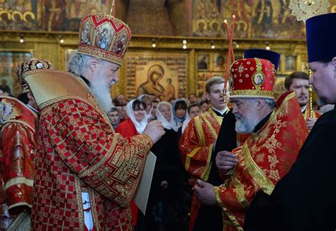 Primate Of Russian Orthodox Church Celebrates Liturgy At The Cathedral