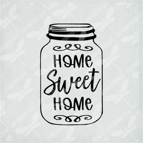 Mason Jar Bless Your Heart Svg Dxf Jpeg Png File Stencil Silhouette