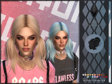 Nightcrawlers Hair On Tsr Sims 4 Comet Love 4 Cc Finds