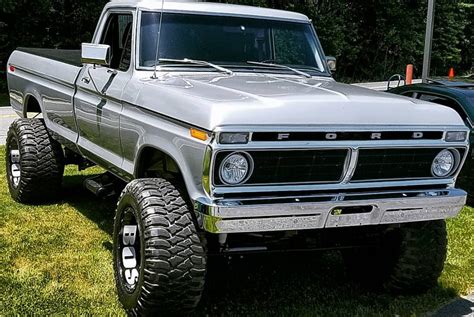Rustic Charm And Timeless Appeal The 1978 Ford F 250 Silver Truck