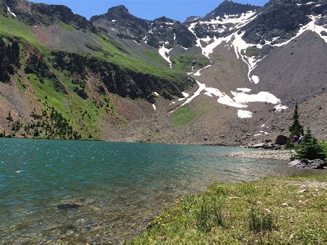 The Most Amazing Hike Blue Lakes Trail Out Of Ridgway Co Blue Lake