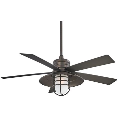 Ceiling fans are the most convenient method of cooling your environment while keeping the energy costs low. Minka Aire 54" RainMan 5 - Blade Outdoor LED Standard ...
