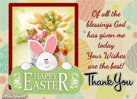 Pin By 123greetings Ecards On Easter Thank You Easter Messages