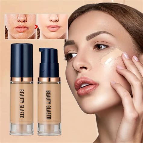 6ml Matte Liquid Foundation Cream Smooth Long Wear Oil Control Face Foundation Full Coverage