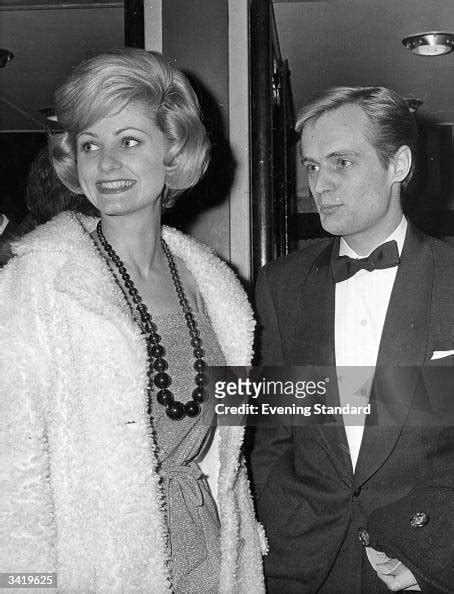 Jill Ireland And Her Husband David Mccallum At The Premiere Of The