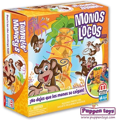 El juego monos locos es muy fácil de aprender y muy divertido de jugar. Juego Monos Locos MATTEL - Juguetes Puppen Toys