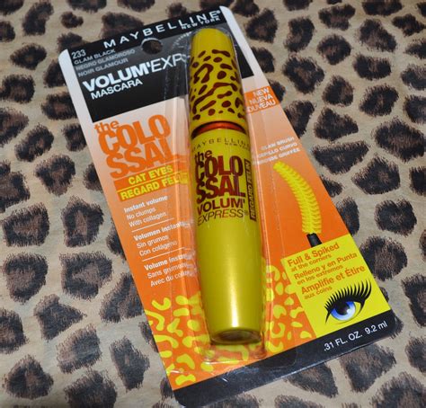 Aquaheart Maybelline Volum Express The Colossal Cat Eyes Mascara Review