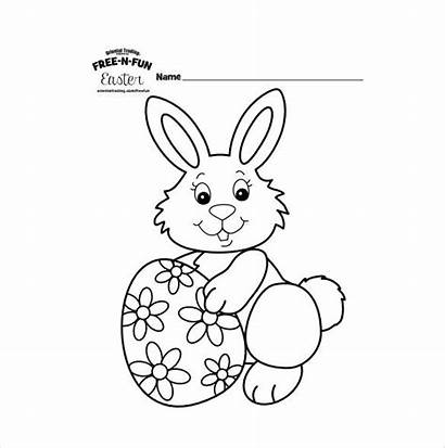 Easter Colouring Sample Bunny Template Templates Egg