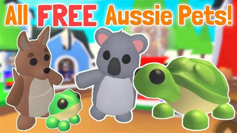 Please support us by clicking like and favorite! How To Get ALL FREE AUSTRALIAN PETS! Adopt Me Update - YouTube