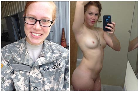 Military Ginger Babe Porno Photo