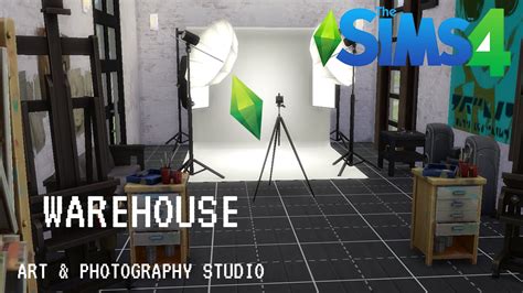 The Sims 4 Speed Build Artphotography Studio Xlizgamingx Youtube