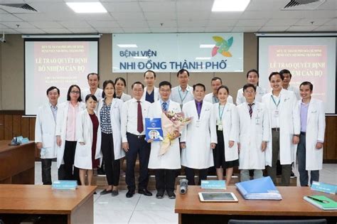 Lễ trao quyết định bổ nhiệm Phó Giám đốc Bệnh viện Nhi ...