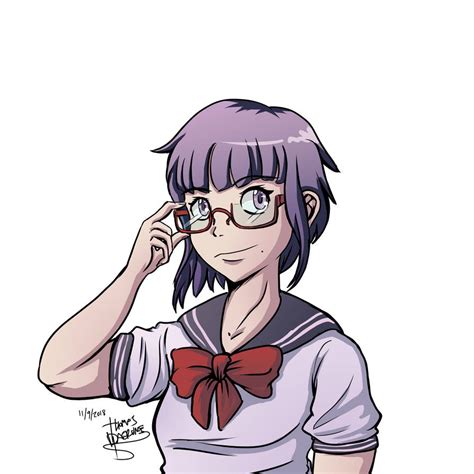 Glasses Purple Hair And A Sailor Suit By Ermahgerddragon On Deviantart