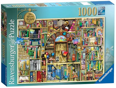 Ravensburger Bizarre Bookshop 2 1000 Piece Jigsaw Puzzle For Adults