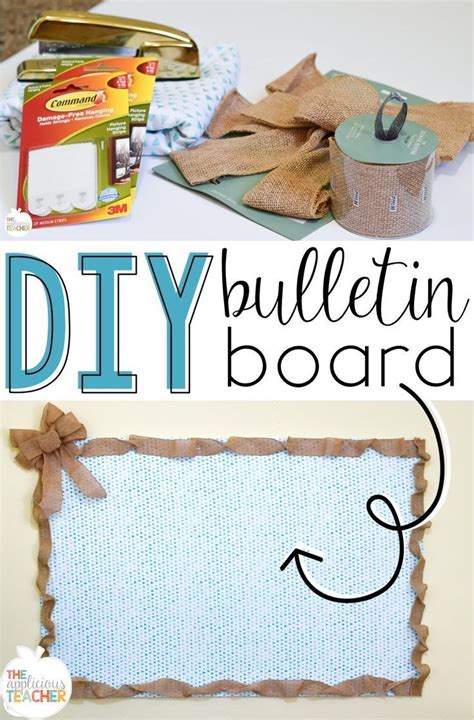 Decorate your bulletin board with this free easy to use bulletin borders! DIY Bulletin Board- Put it Where You Need it! | Diy ...