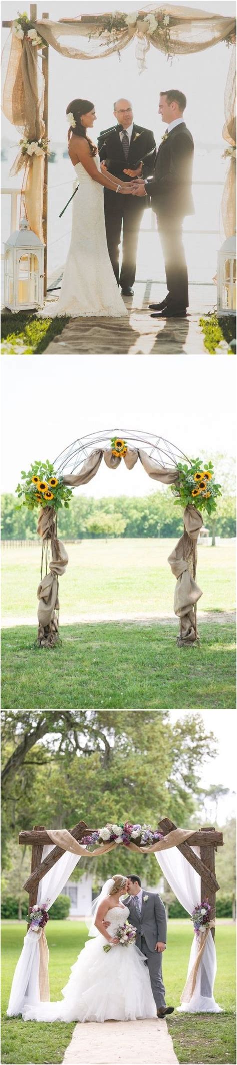 Rustic Burlap Wedding Arches And Backdrop Ideas Weddings Rusticweddings