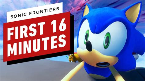 Sonic Frontiers The First 16 Minutes Of Gameplay YouTube