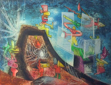 Roberto Matta The Oppressors Les Oprime 1983 Signed Abstract Etching