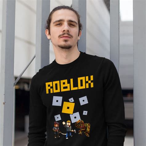 Funny Roblox Long Sleeve T Shirt Roblox Characters T Shirt