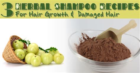 3 Herbal Shampoo Recipes For Hair Growth And Damaged Hair