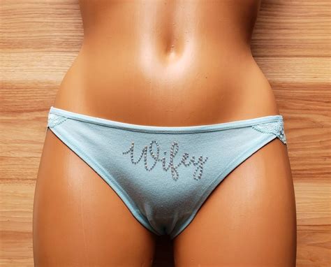 Xs Aqua Blue Cotton And Lace Bridal Panties Personalized In Etsy