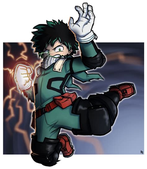 Midoriya Izuku Bnha Action Shot By Henlp On Newgrounds