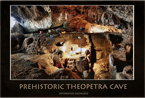 Prehistoric Theopetra Cave During Excavations Greece Flickr