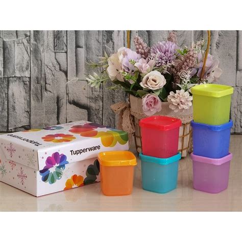 Tupperware Rainbow Cubes Gift Set Ml X Pc Shopee Malaysia My XXX Hot Girl