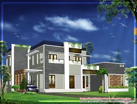 Latest Kerala Home design at 2012 sq.ft