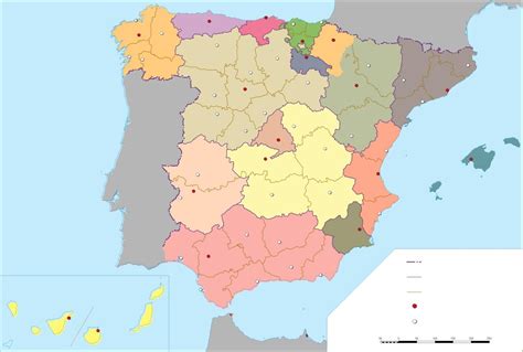 Mapa De España Comunidades Autonomas
