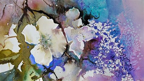 Experimental Flowers In Watercolour Dvd With Ann Blockley Youtube