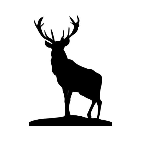 Deer Silhouette Jameslambourns Artist Shop Deer Silhouette Art