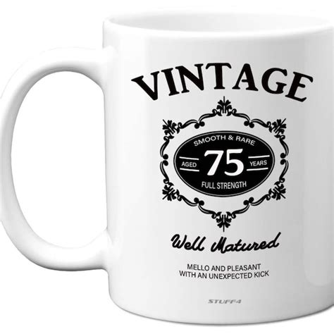 75th Birthday Mug Etsy