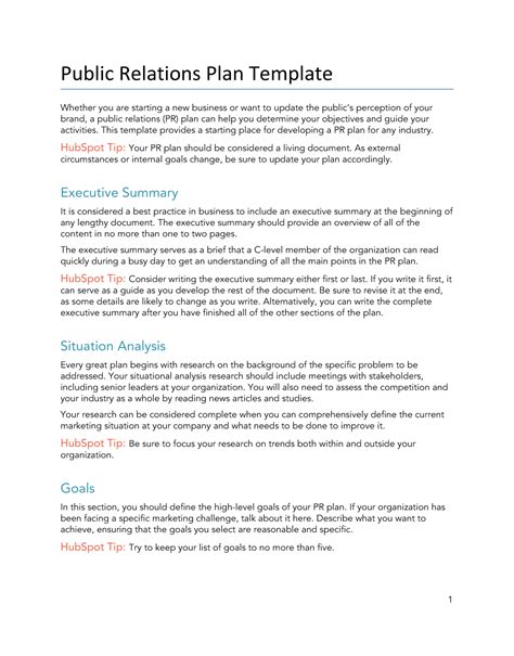 How To Create An Effective Pr Strategy Template Included Social