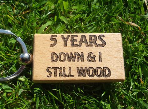 Years Down I Still Wood Th Wedding Anniversary Gifts For Etsy Uk