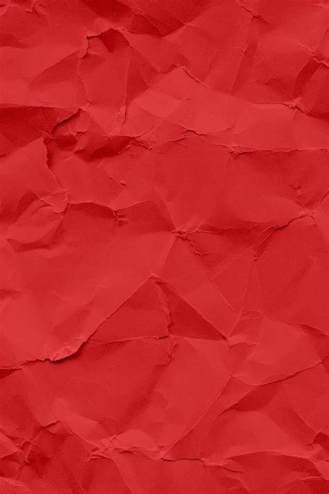 Red Wrinkled Paper Pattern Background Premium Image By